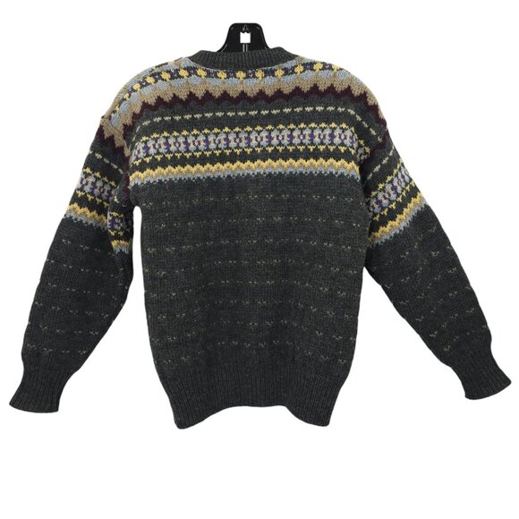 Cambridge Dry Goods Sweater Button Front Womens S Vintage USA Fair Isle Nordic - Picture 2 of 16